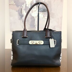 Coach Swagger Carryall Block Exotic